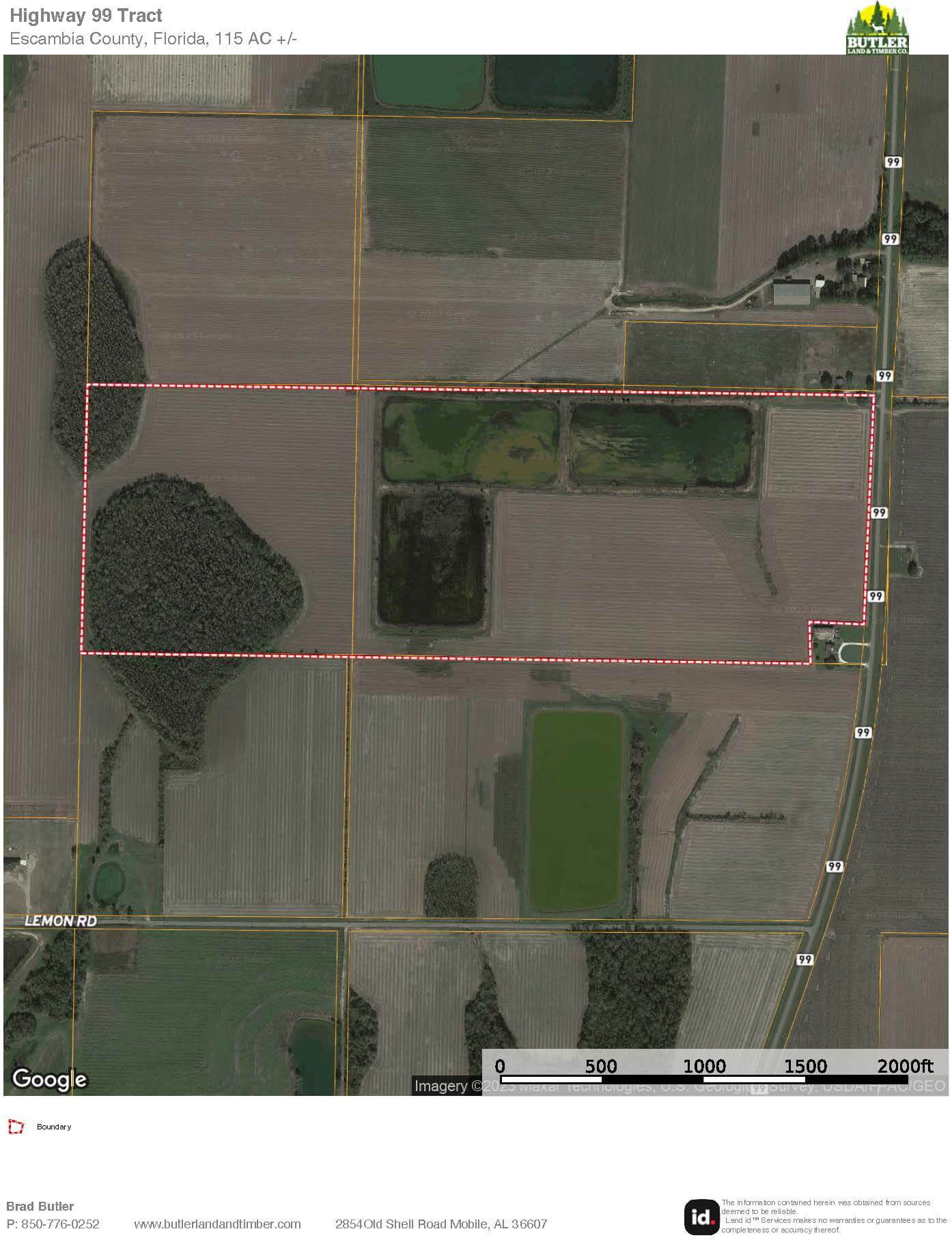 HIGHWAY 99 FARM 115 ACRES MCDAVID, FLORIDA Butler Land & Timber Co