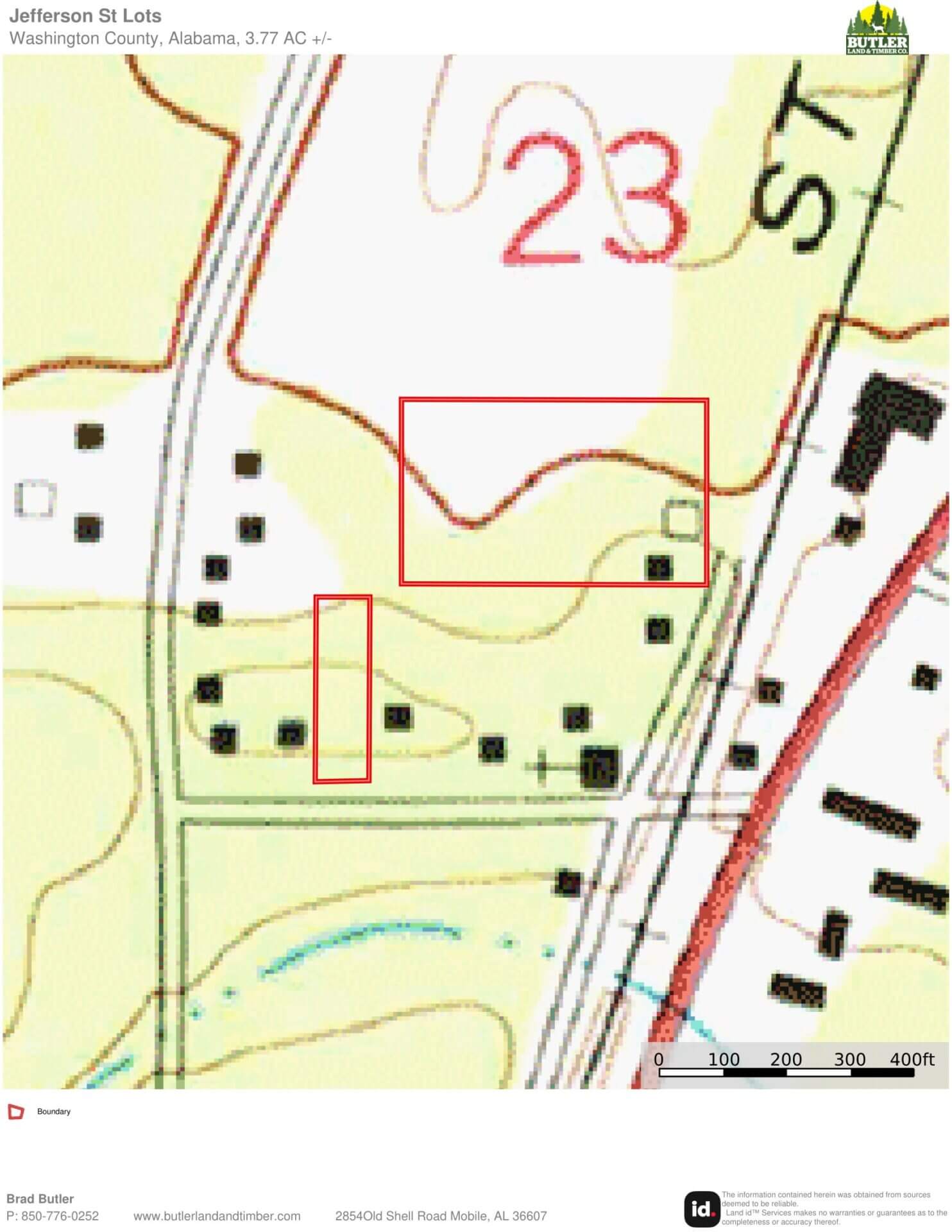 JEFFERSON AVENUE LOTS 2 LOTS WASHINGTON COUNTY, ALABAMA Butler