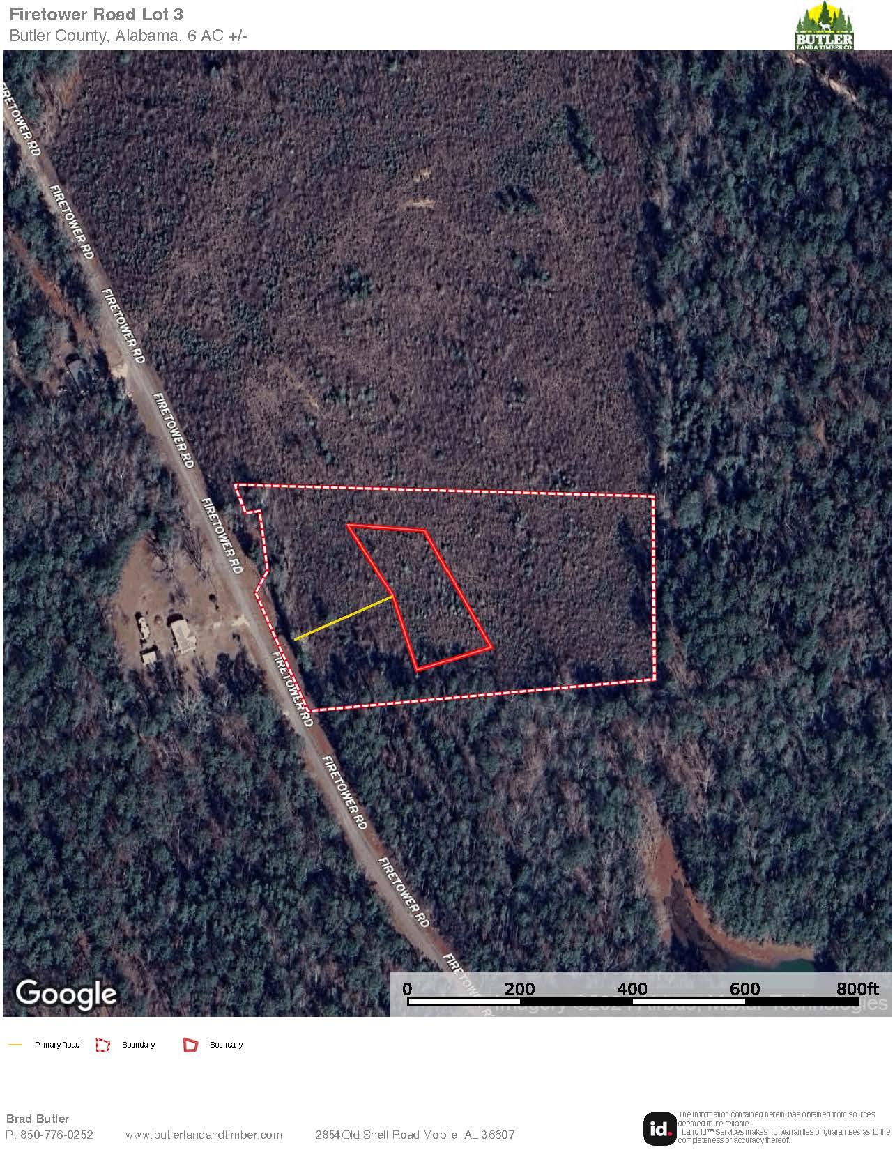 FIRETOWER ROAD LOT 3 6 ACRES BUTLER COUNTY, ALABAMA Butler Land